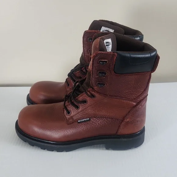 Iron age man Hauler 8In work safety shose casual brown size 9M - Picture 3 of 10